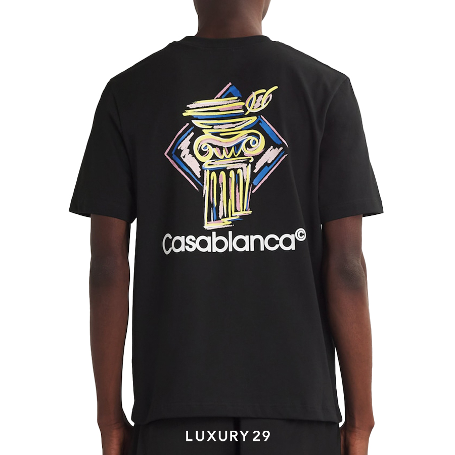Casablanca printed t-shirt Black CASABLANCA