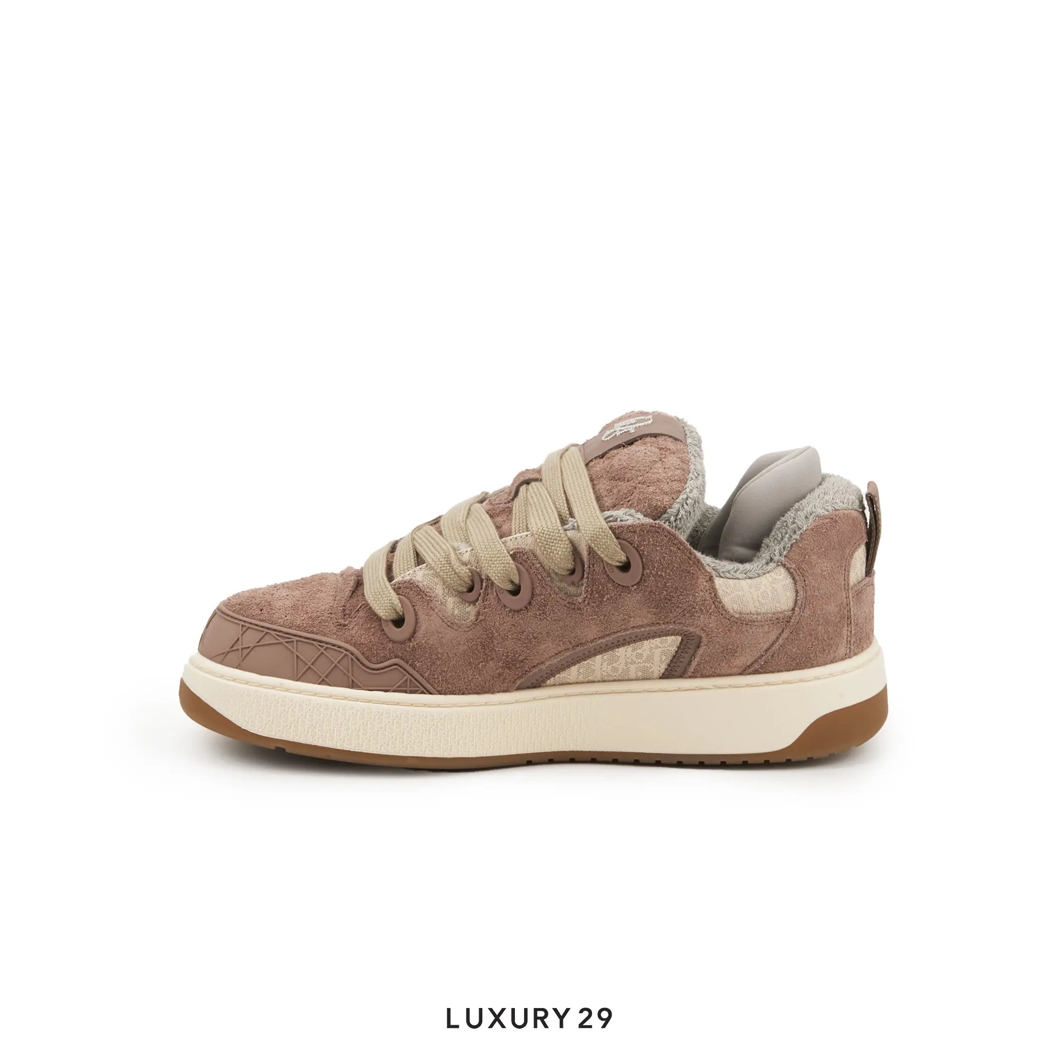 Dior by ERL B9S Skater Sneaker, Limited and Numbered Edition Lilac Suede and Dior Oblique Jacquard DIOR