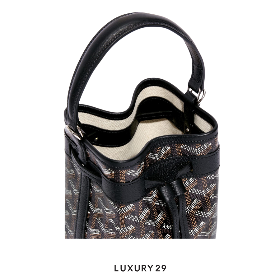 Goyard Petit Flot Mini bucket Bag Black GOYARD