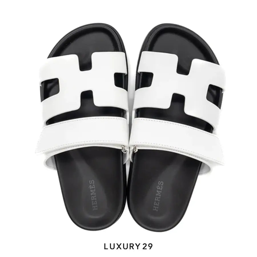 Hermes Chypre sandal Blanc HERMES