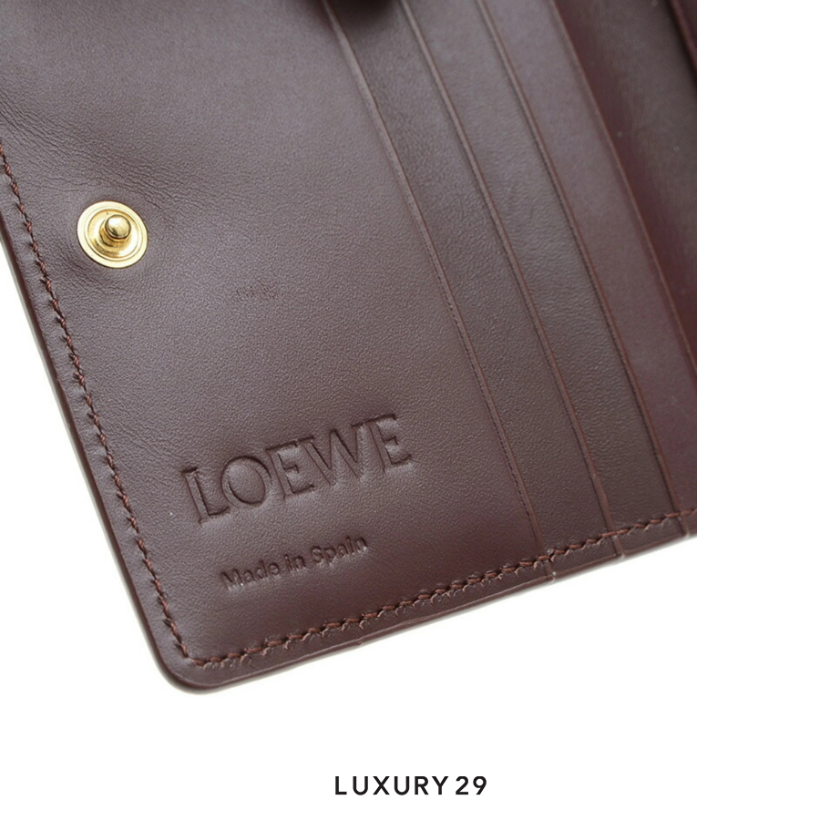 Loewe Puzzle Compact Zip Wallet Multicolour LOEWE