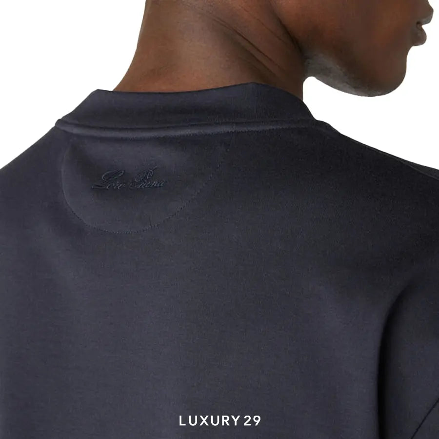 Loro Piana T-Shirt Cotton Navy Blue LORO PIANA