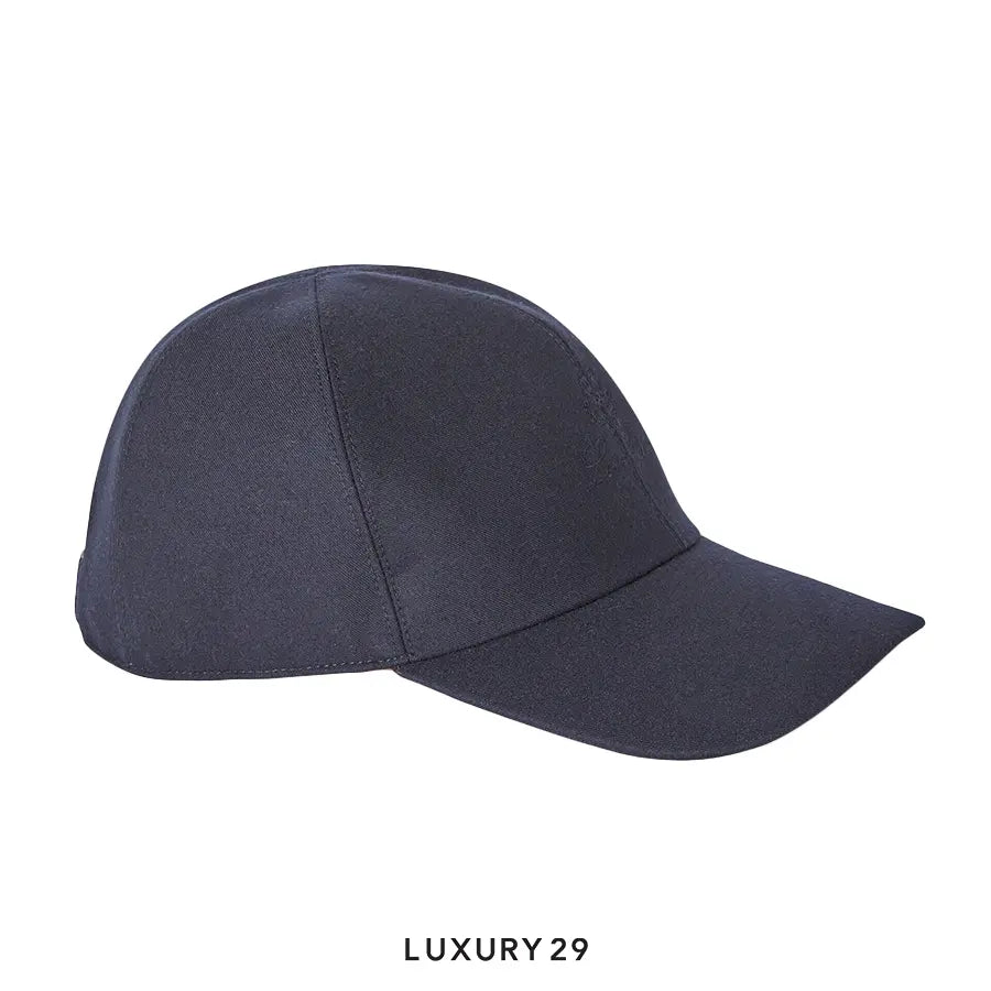 Loro Piana The Gift of Kings Baseball Cap Navy Blue