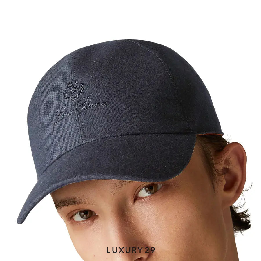 Loro Piana The Gift of Kings Baseball Cap Navy Blue LORO PIANA