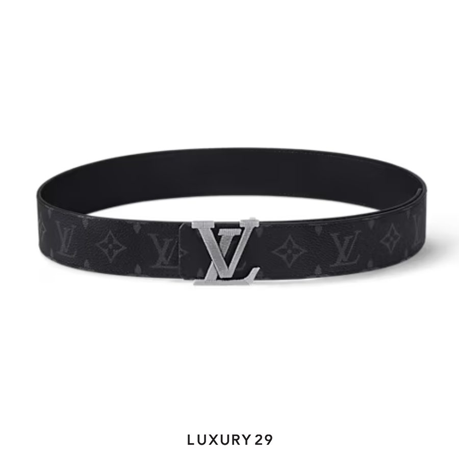 Louis Vuitton LV Stitch 40mm Reversible Belt 90cm Black LOUIS VUITTON