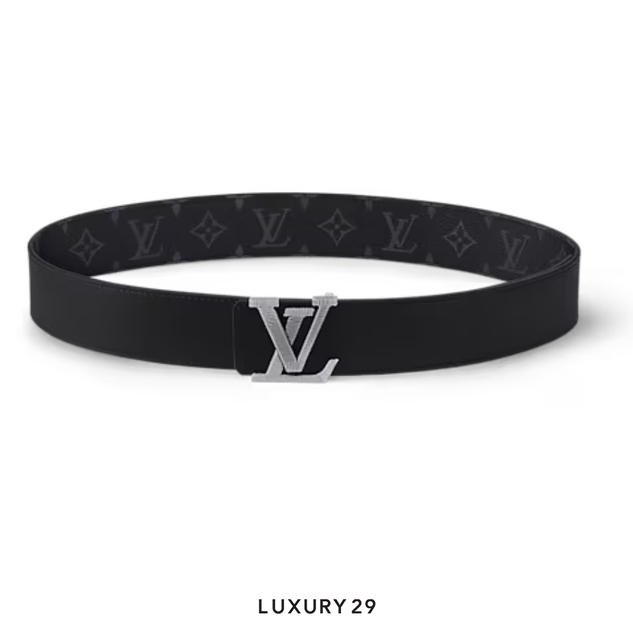 Louis Vuitton LV Stitch 40mm Reversible Belt 90cm Black LOUIS VUITTON