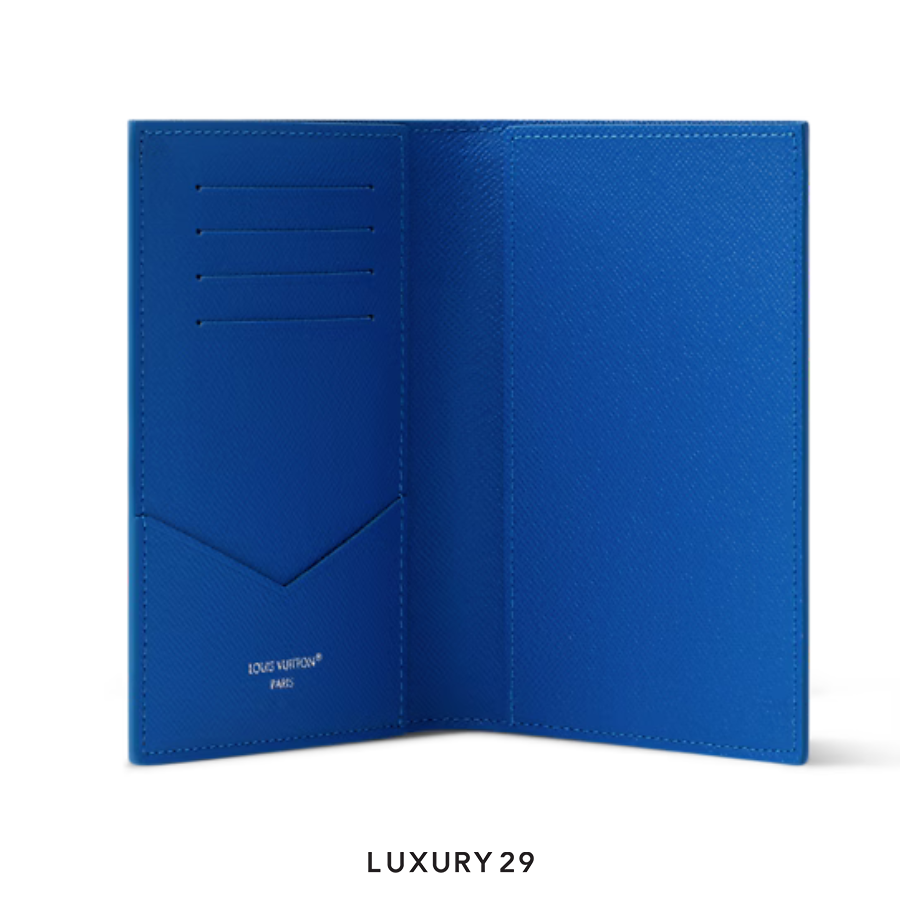 Louis Vuitton LV Passport Cover Exclusive Online Pre-launch Blue LOUIS VUITTON