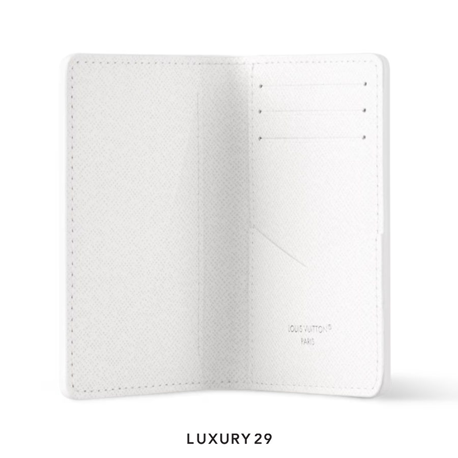 Louis Vuitton LV Pocket Organizer Wallet White LOUIS VUITTON