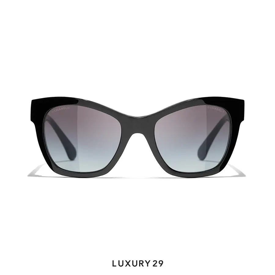 Chanel Cat Eye Sunglasses Black Lenses