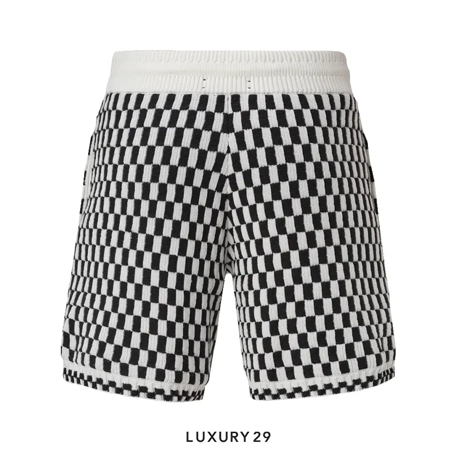 Amiri Checkered Short Black AMIRI