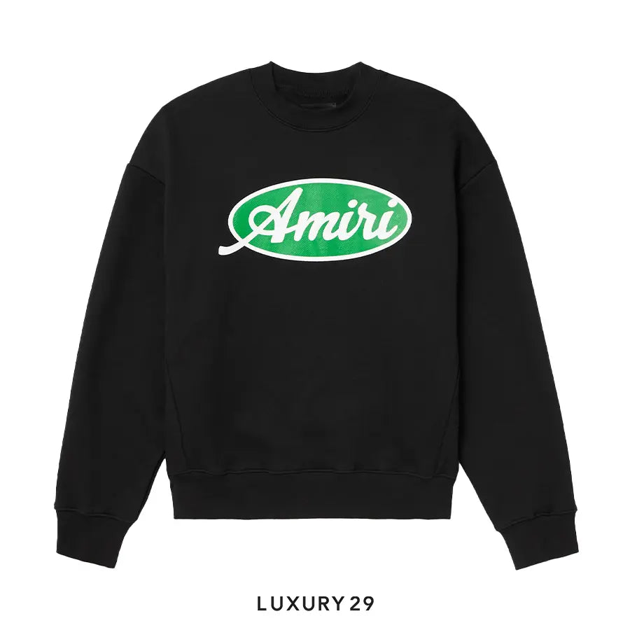 Amiri Oval Oversized Sweatshirt Black
