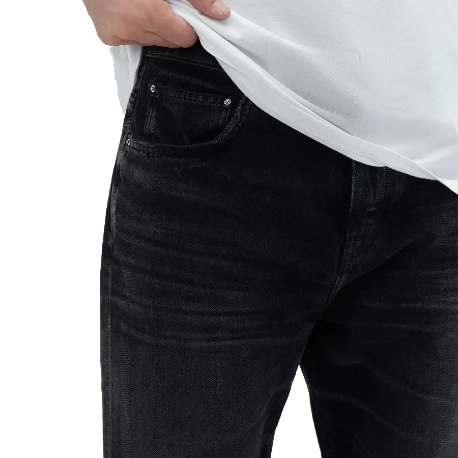 Amiri RELEASE HEM STRAIGHT JEAN FADED BLACK AMIRI