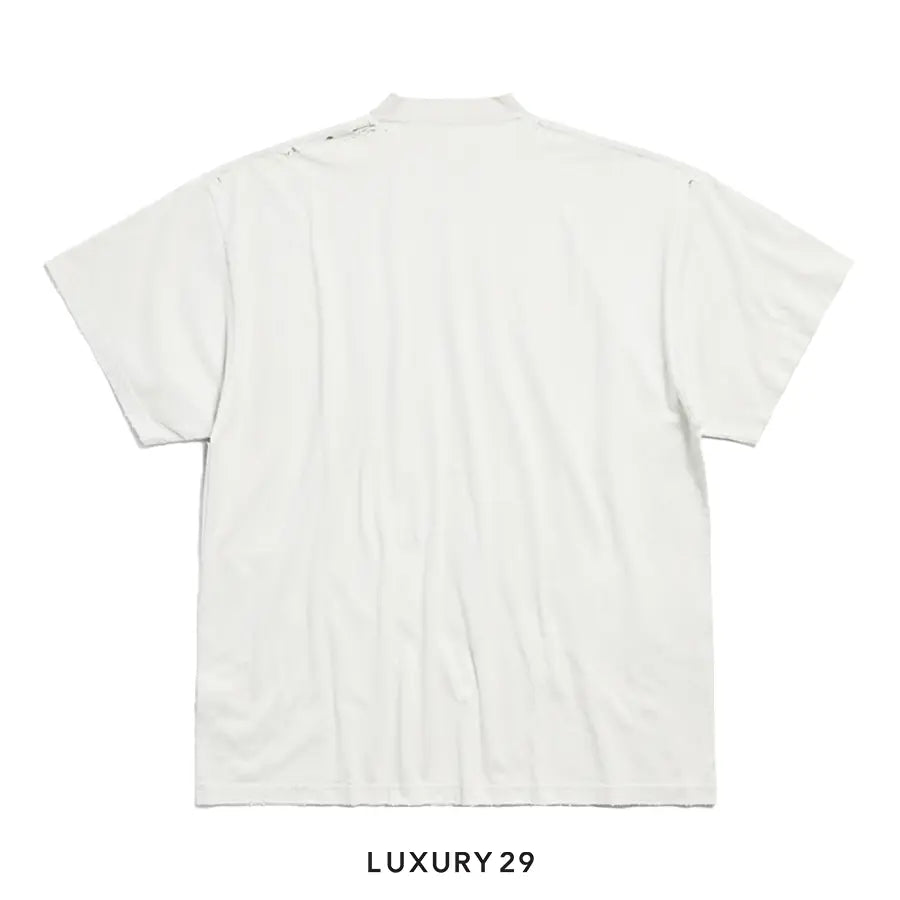 Balenciaga Men's Not Been Done T-shirt Oversized in White BALENCIAGA