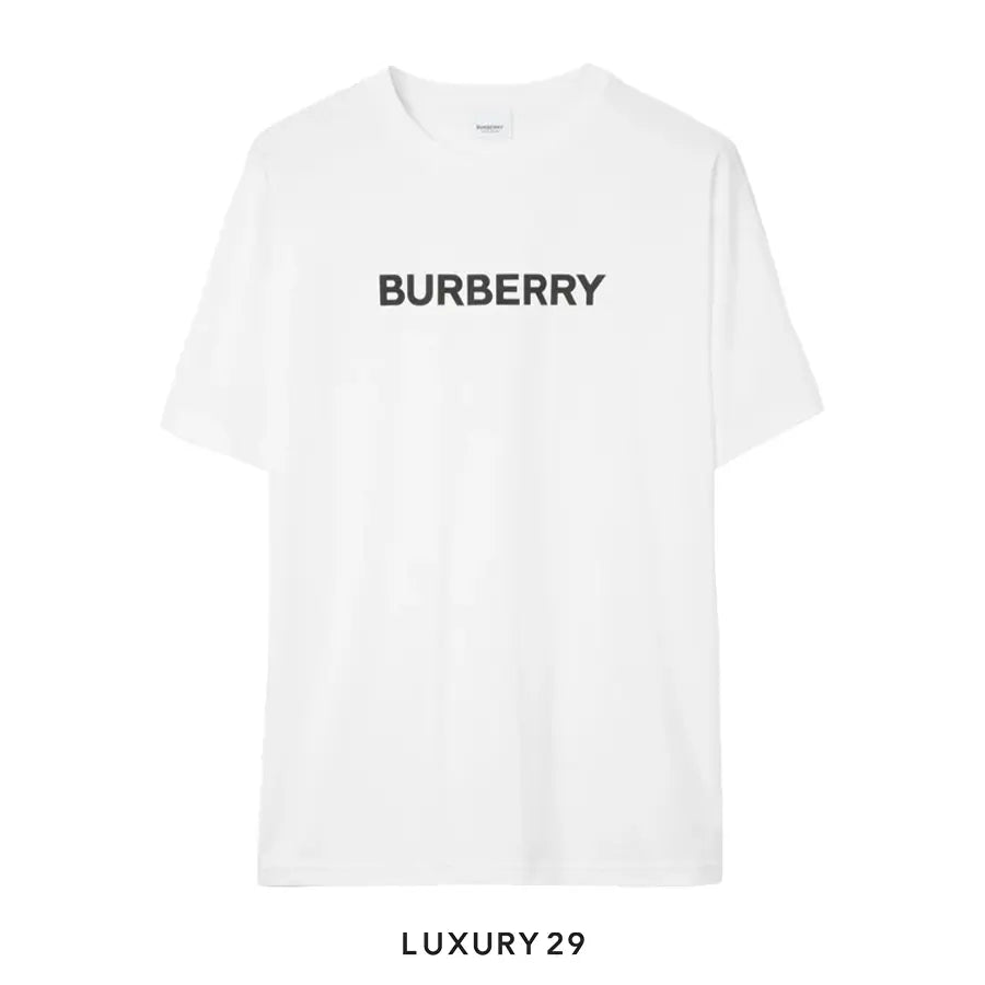 Burberry Logo print Cotton T-shirt White