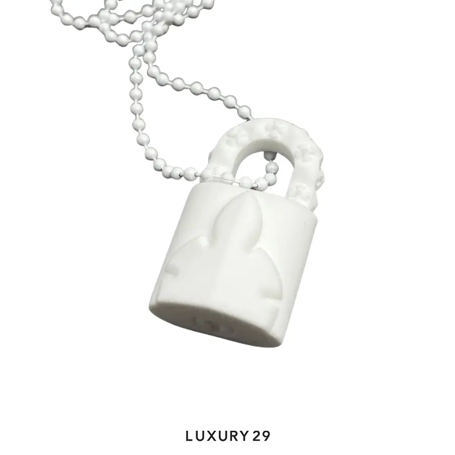 Chrome Hearts SILICONE NECKLACE "LOCK" CHROME HEARTS