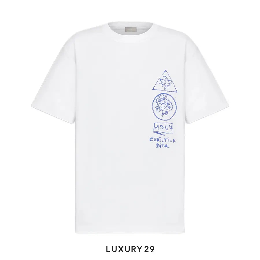 DIOR AND HYLTON NEL T-Shirt Relaxed Fit White