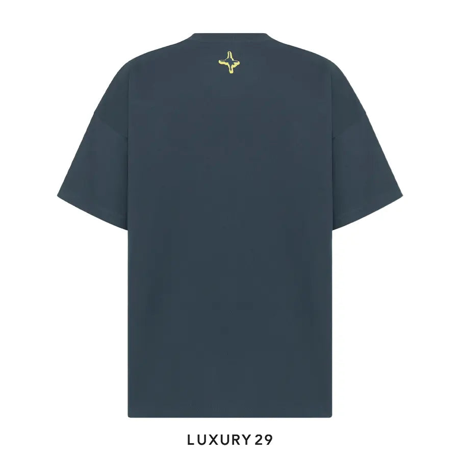 DIOR AND LEWIS HAMILTON T-Shirt, Oversized Fit Navy Blue DIOR