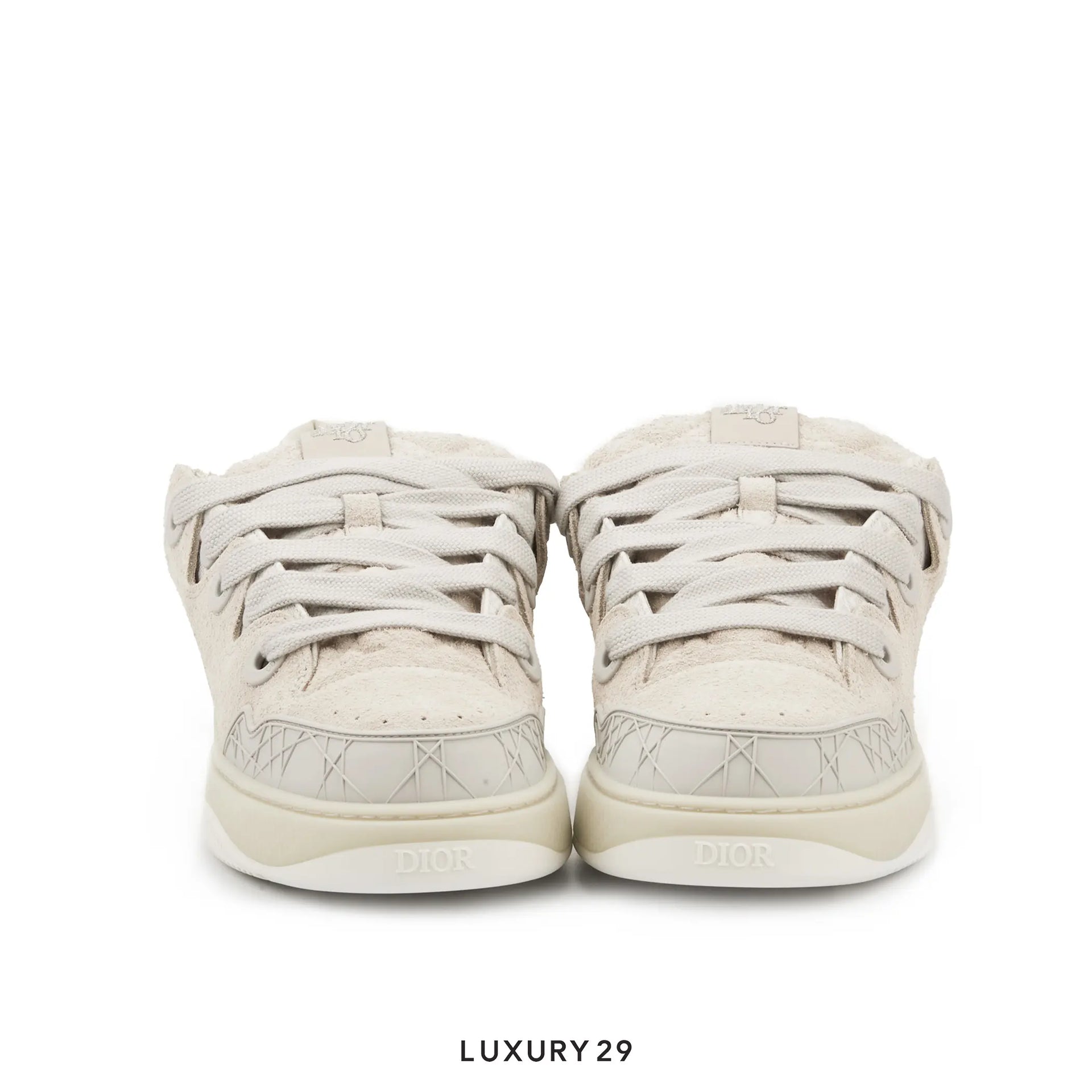Dior B9S Skater ERL Cream Suede With White And Cream Dior Oblique Jacquard DIOR