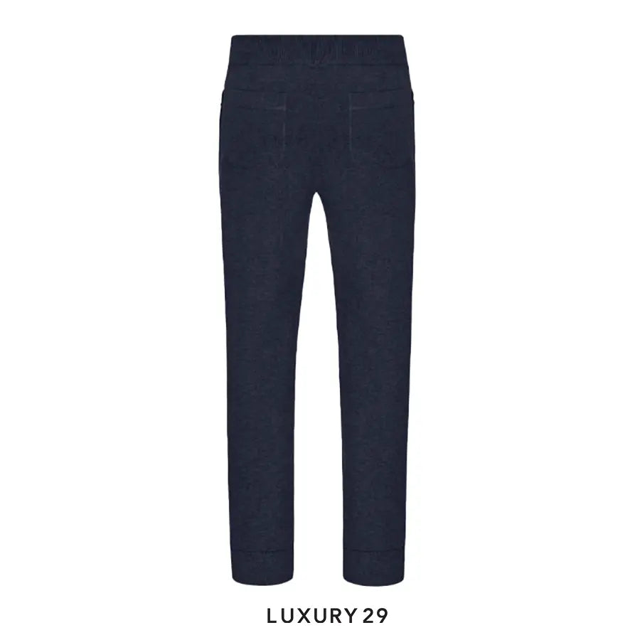 Dior Track Pants Navy Blue Cotton Knit and Cashmere DIOR