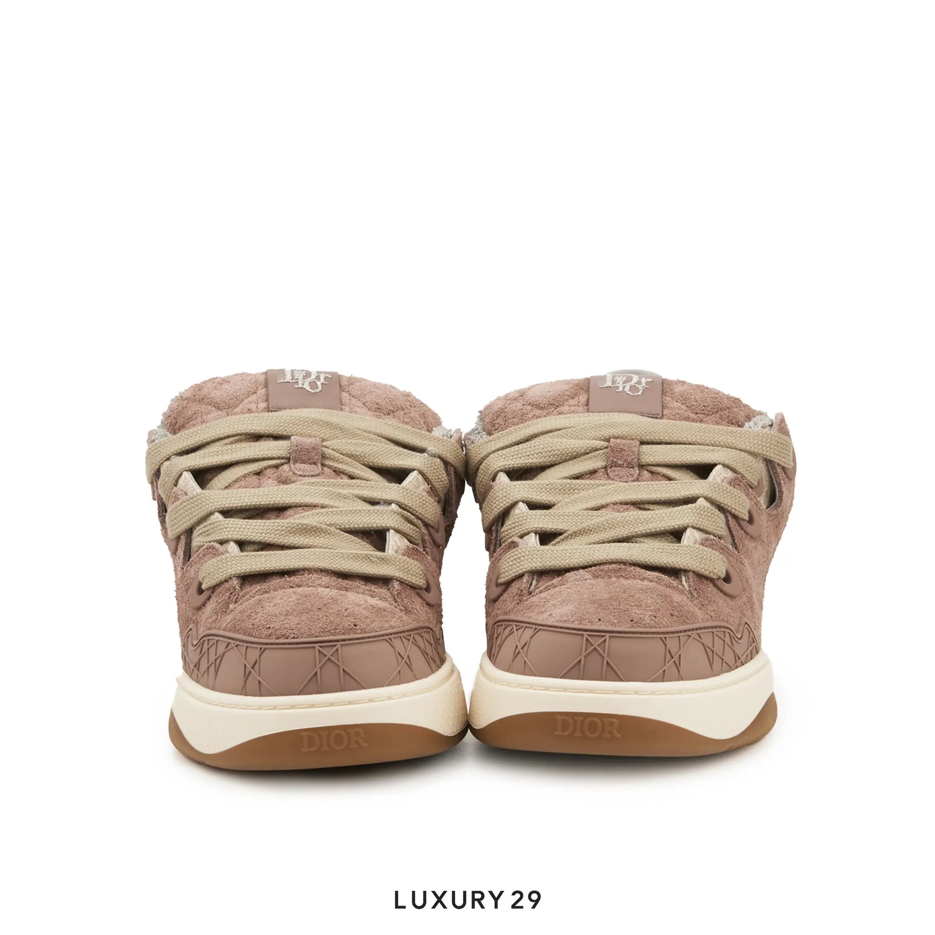 Dior by ERL B9S Skater Sneaker, Limited and Numbered Edition Lilac Suede and Dior Oblique Jacquard DIOR