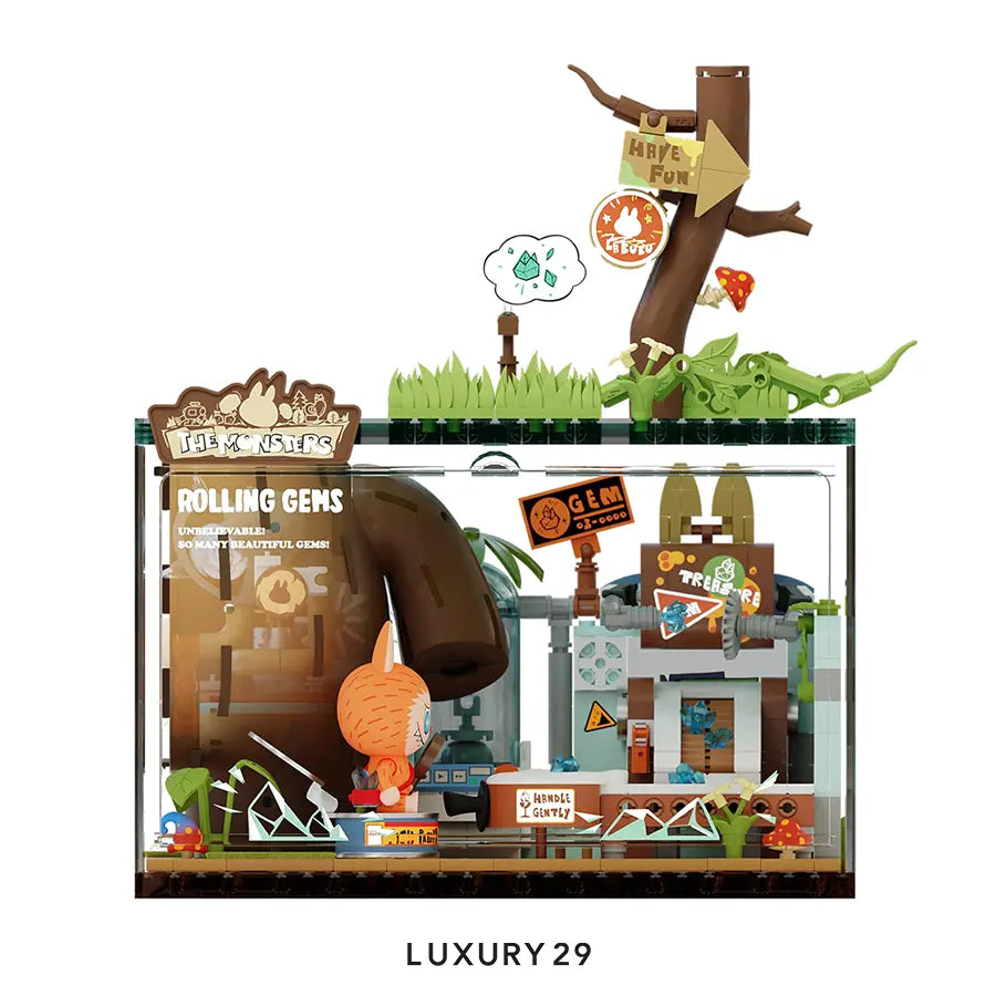 POP MART THE MONSTERS Forest Secret Base Series Blocks-Rolling Gems
