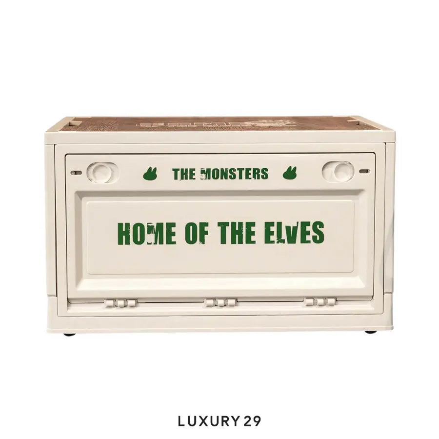POP MART THE MONSTERS Home of the Elves Series-Storage Box White
