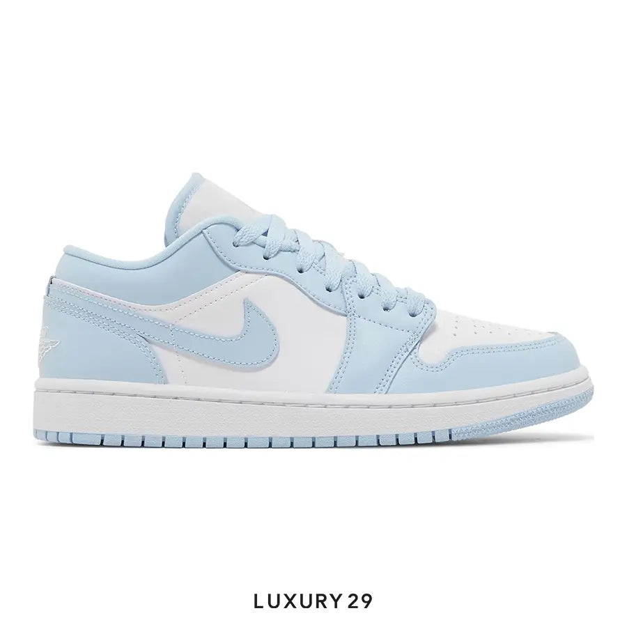 Nike Jordan 1 Low White Ice Blue (Women's)(W) NIKE