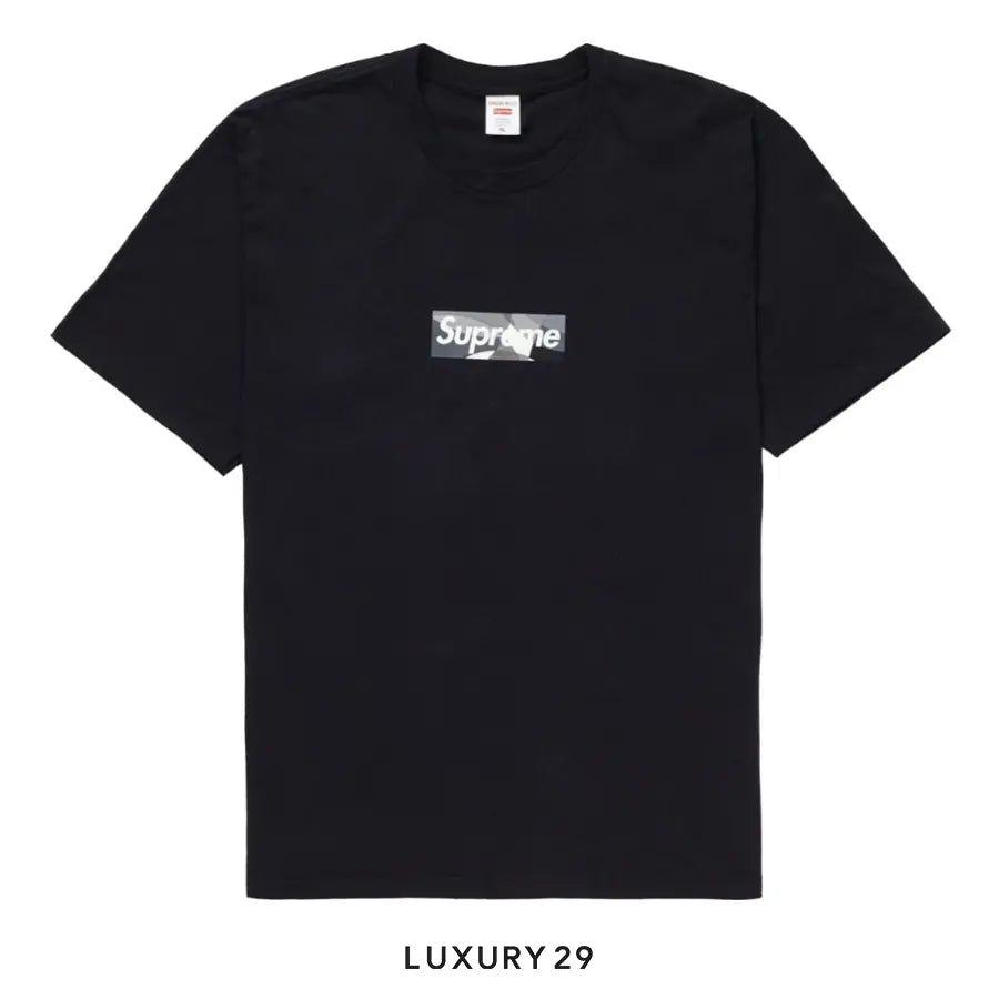 Supreme Emilio Pucci Box Logo Tee Black/Black SUPREME