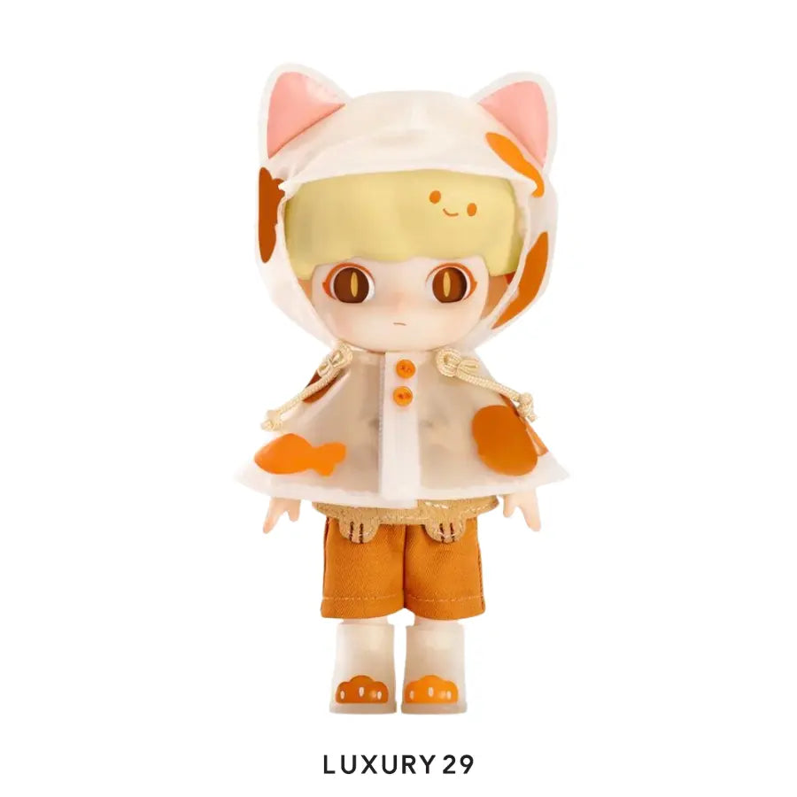 POP MART DIMOO Raincoat Cat Action Figure