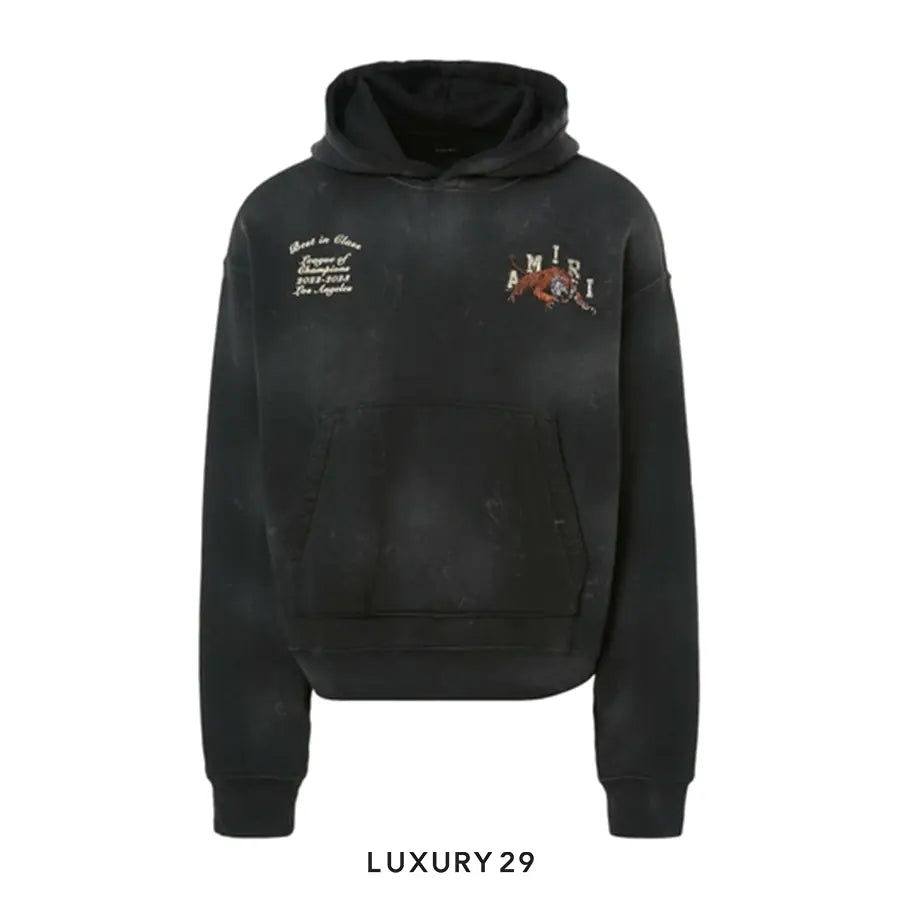 Amiri Vintage Tiger Varsity Hoodie 'Black'