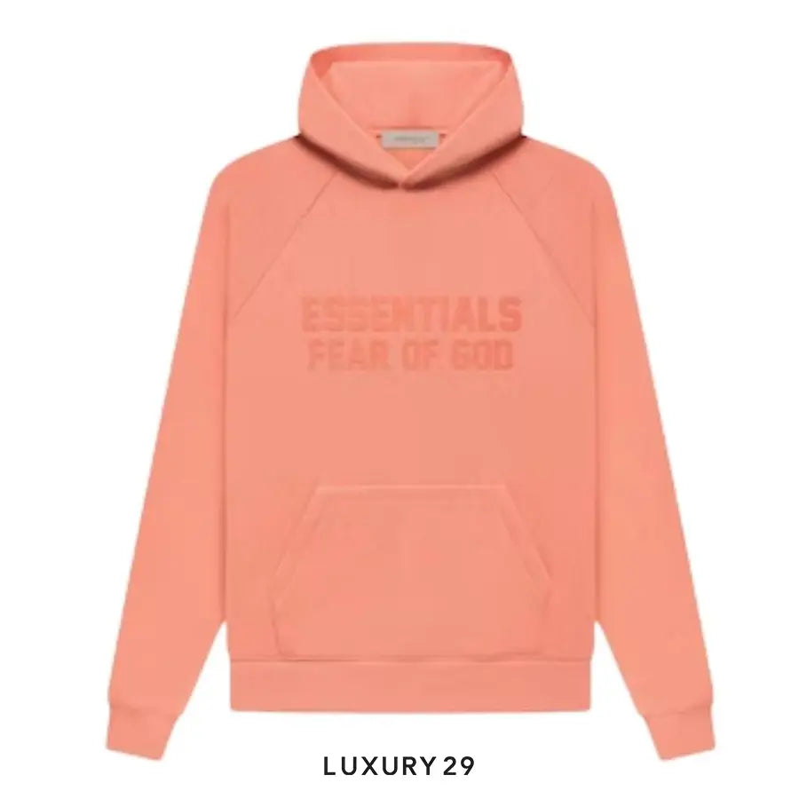 Essentials Fear Of God Hoodie Coral (PF22)