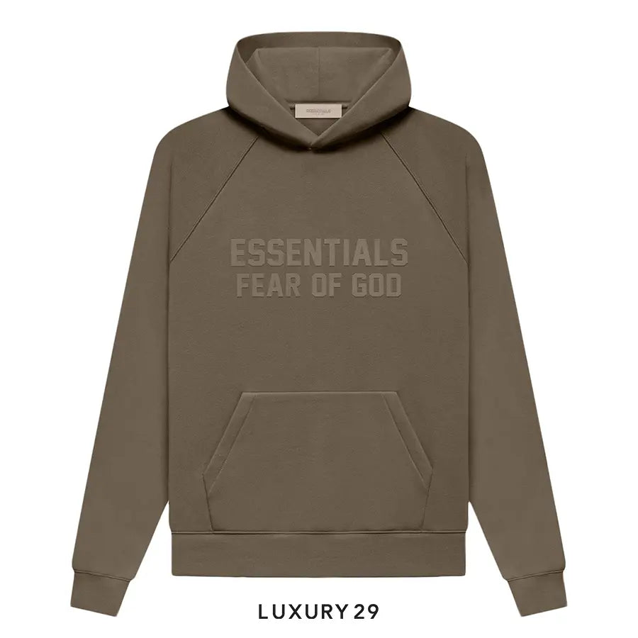 Essentials Fear Of God Hoodie Wood (FW22)
