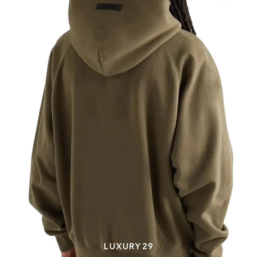 Essentials Fear Of God Hoodie Wood (FW22) ESSENTIALS