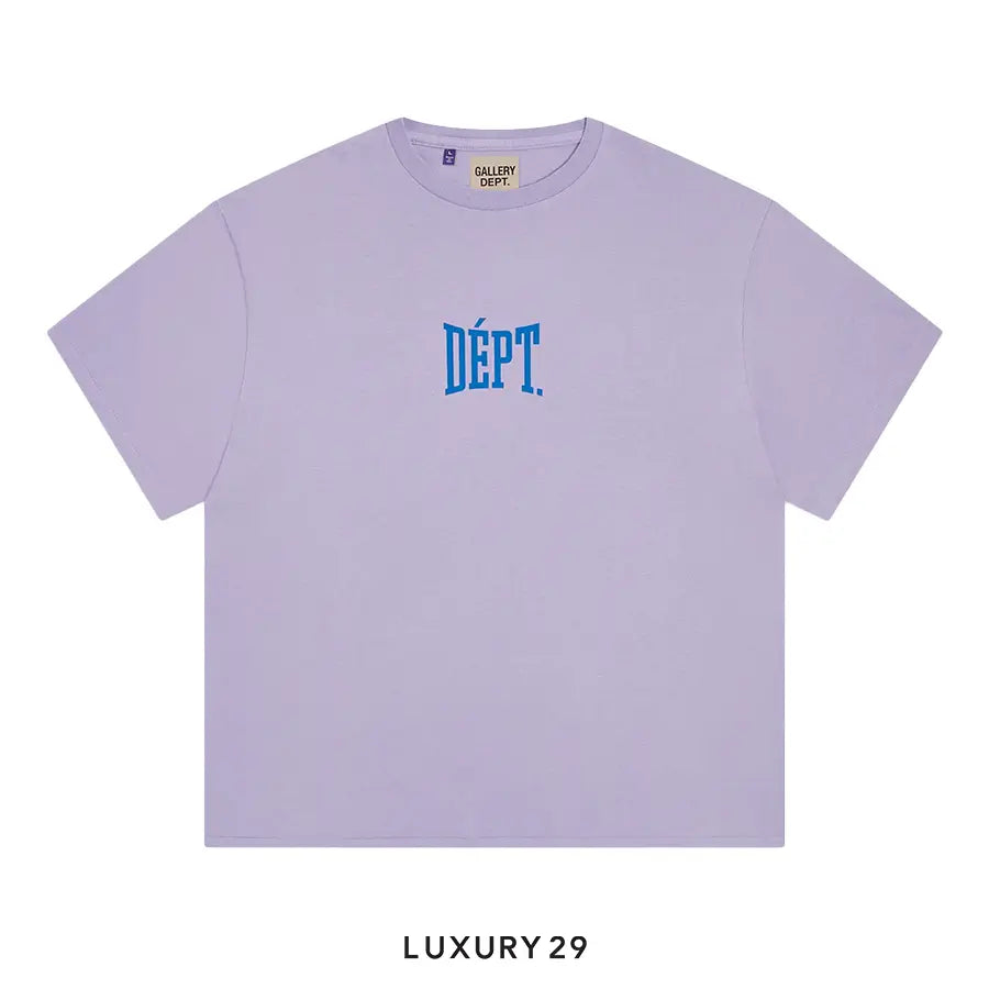 Gallery Dept. Dept Gym Logo Tee Lilac0311009400-DGLT-10228-12-0034Apparel & Accessories > Clothing > Clothing Tops > T-Shirts