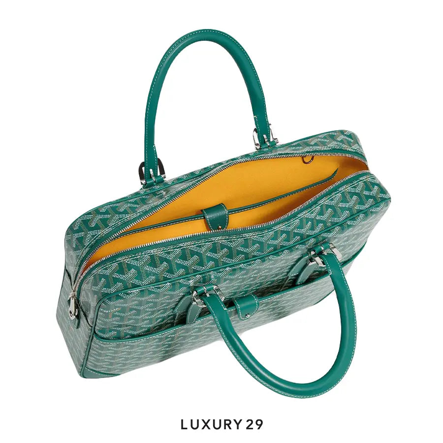 Goyard Ambassade MM Document Case Green GOYARD