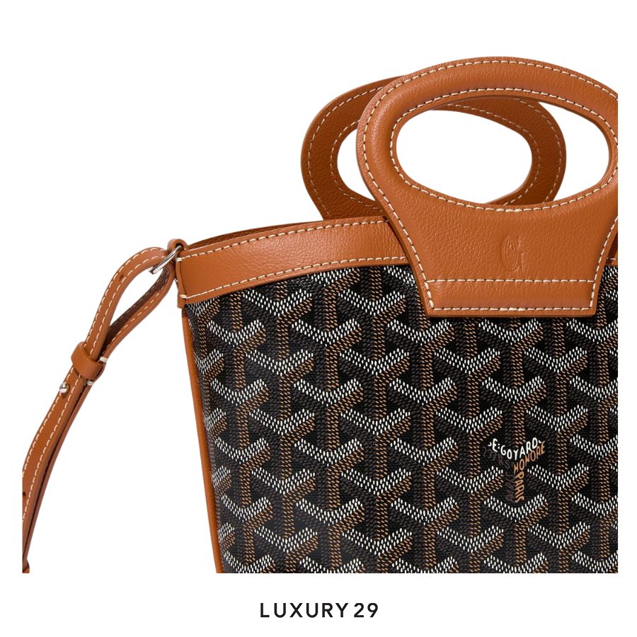 Goyard Beluga Bag Mini Black Tan GOYARD