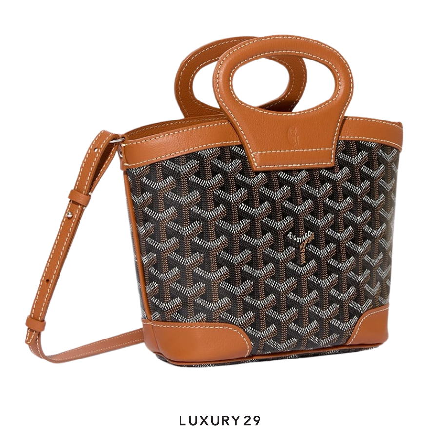 Goyard Beluga Bag Mini Black Tan GOYARD
