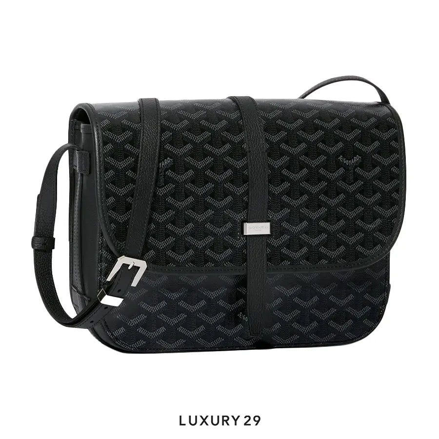 Goyard Belvedere MM Bag Jet Black GOYARD