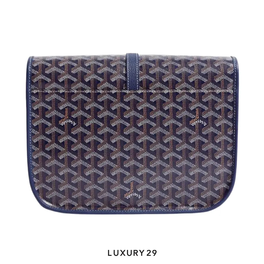 Goyard Belvedere MM Bag Navy Blue GOYARD