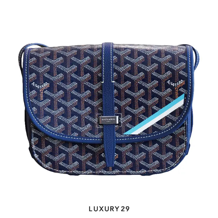 Goyard Belvedere PM Bag Navy Blue