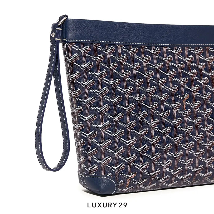 Goyard Conti pouch Navy Blue GOYARD