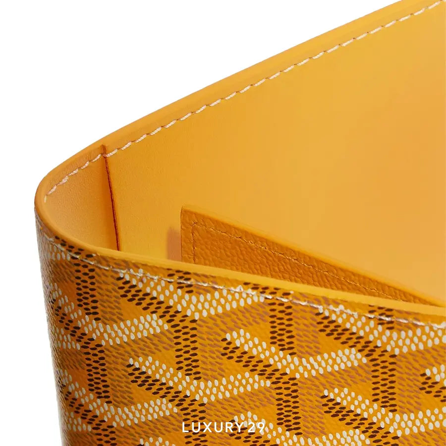 Goyard Grenelle Passport Cover Yellow GOYARD