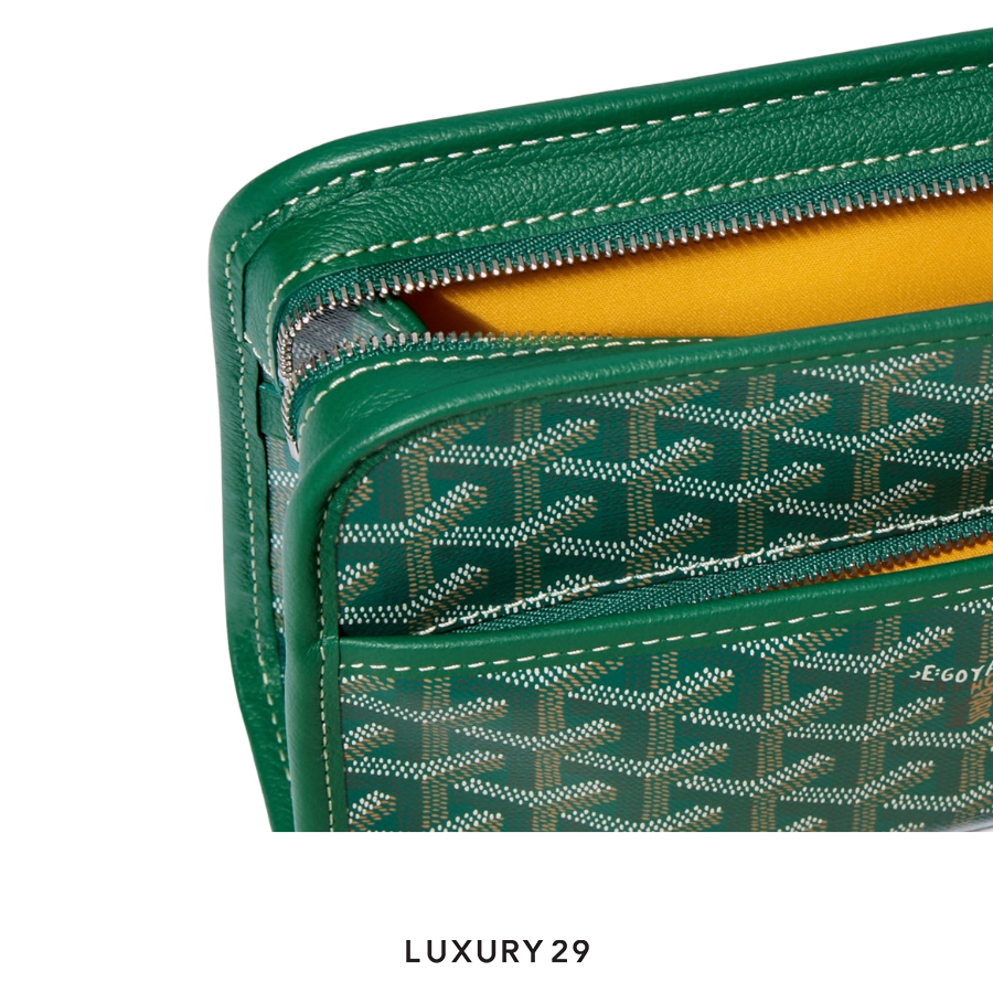 Goyard Jouvence PM Toiletry Bag Green GOYARD