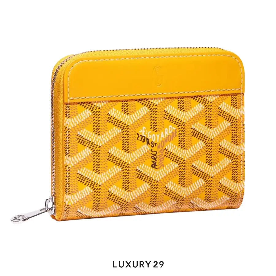 Goyard Matignon PM Wallet Yellow