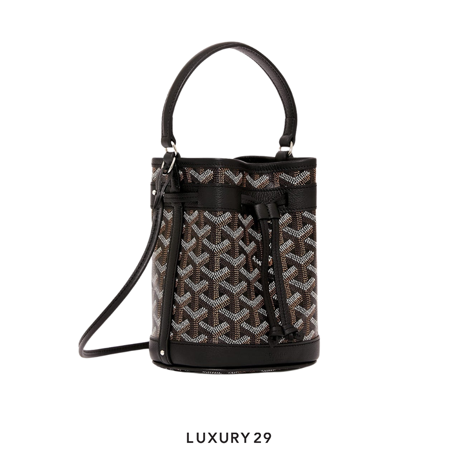 Goyard Petit Flot Mini bucket Bag Black GOYARD