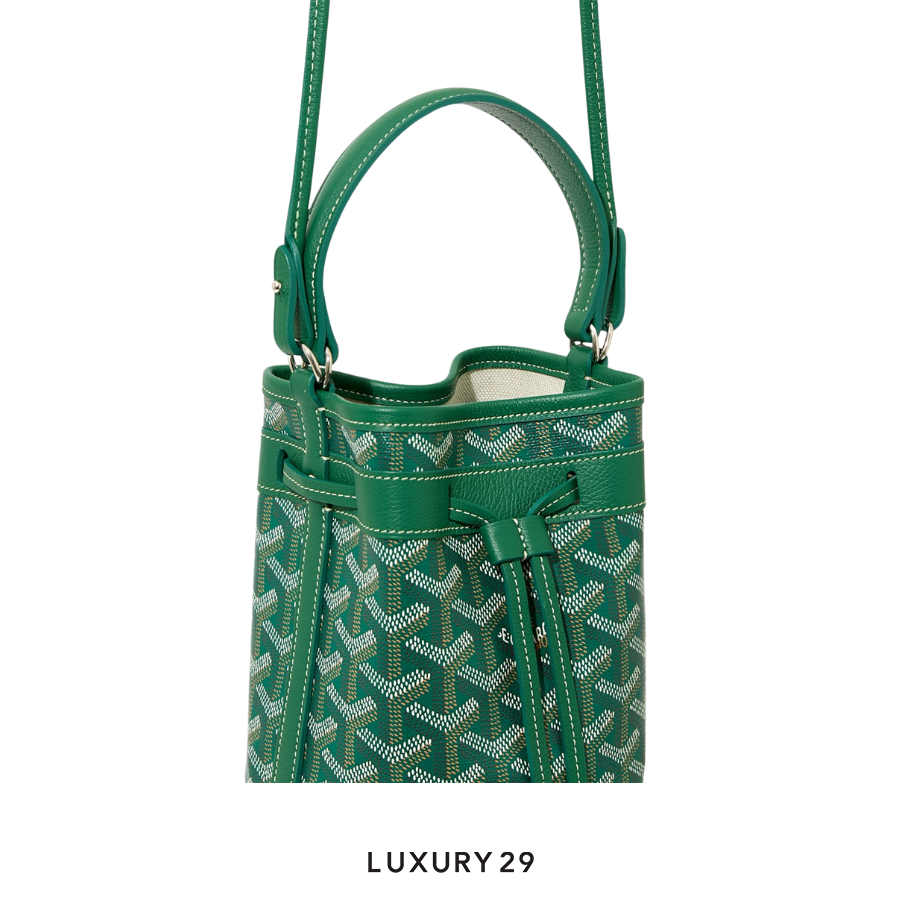 Goyard Petit Flot Mini bucket Bag Green GOYARD