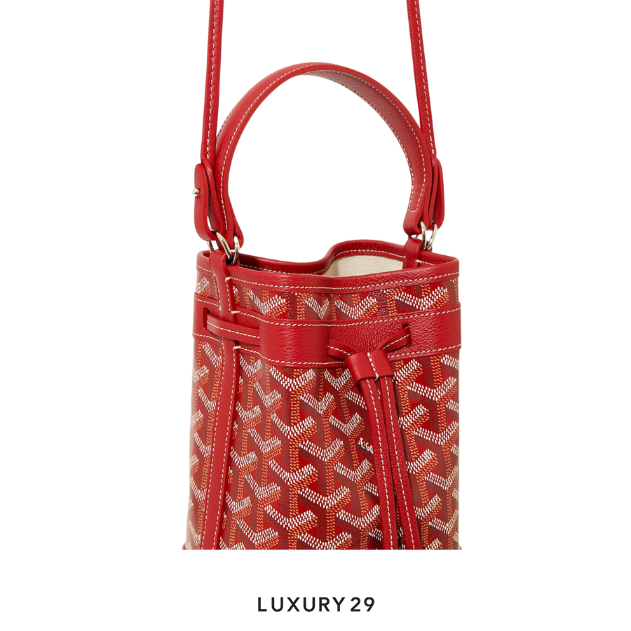 Goyard Petit Flot Mini bucket Bag Red GOYARD