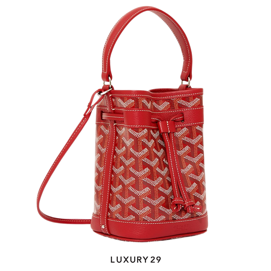 Goyard Petit Flot Mini bucket Bag Red GOYARD