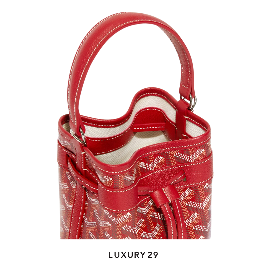 Goyard Petit Flot Mini bucket Bag Red GOYARD