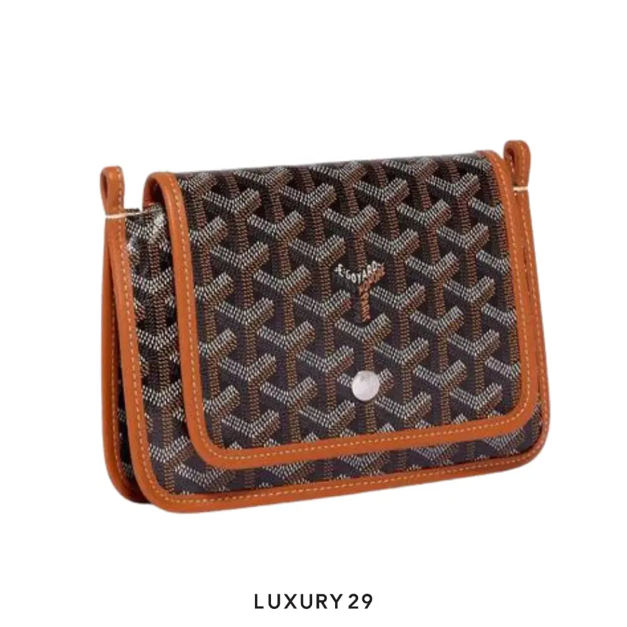 Goyard Plumet Pocket Wallet Black & Tan